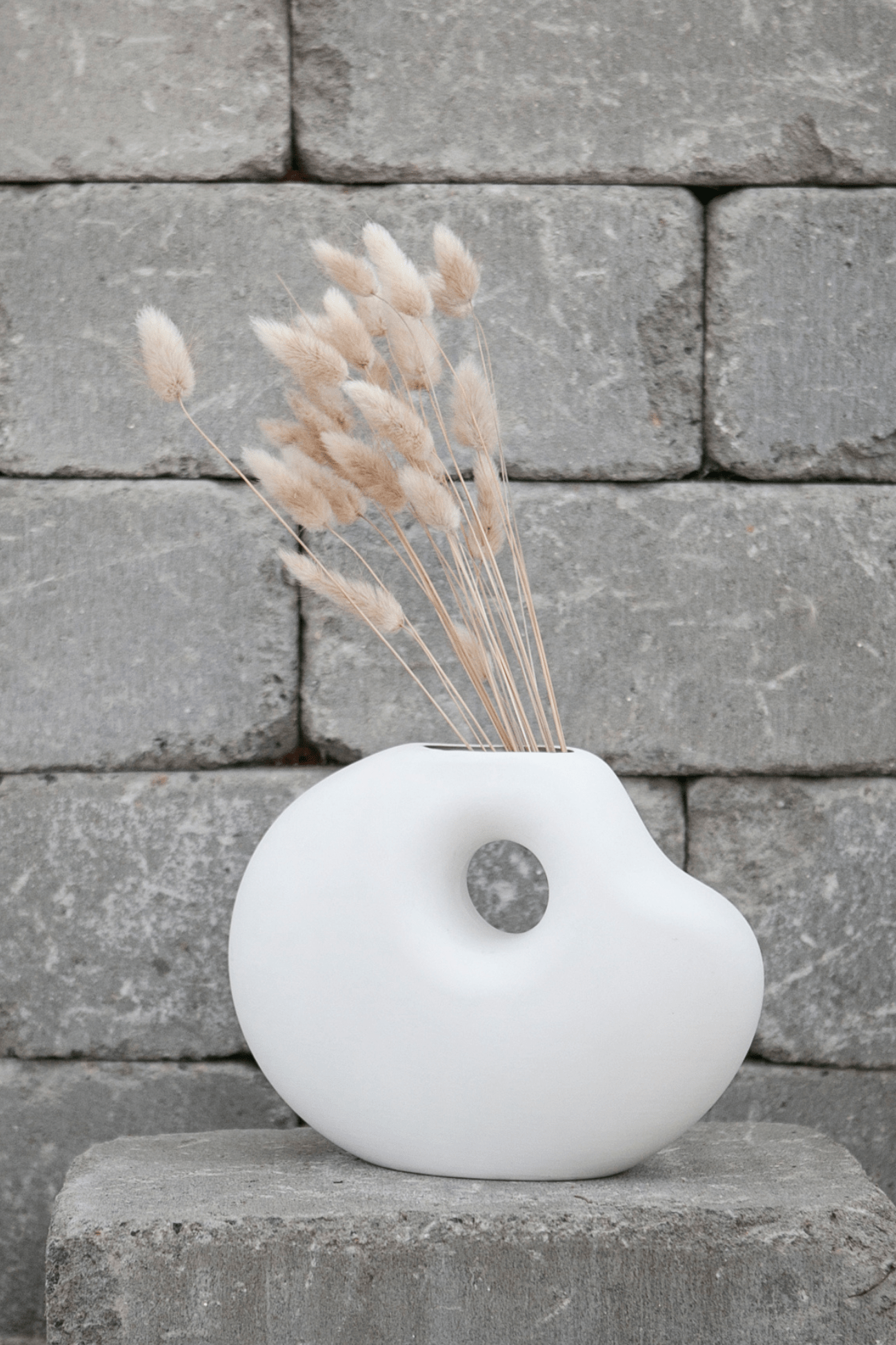 Storefactory Scandinavia Lunden Vaso di design in ceramica bianca opaca