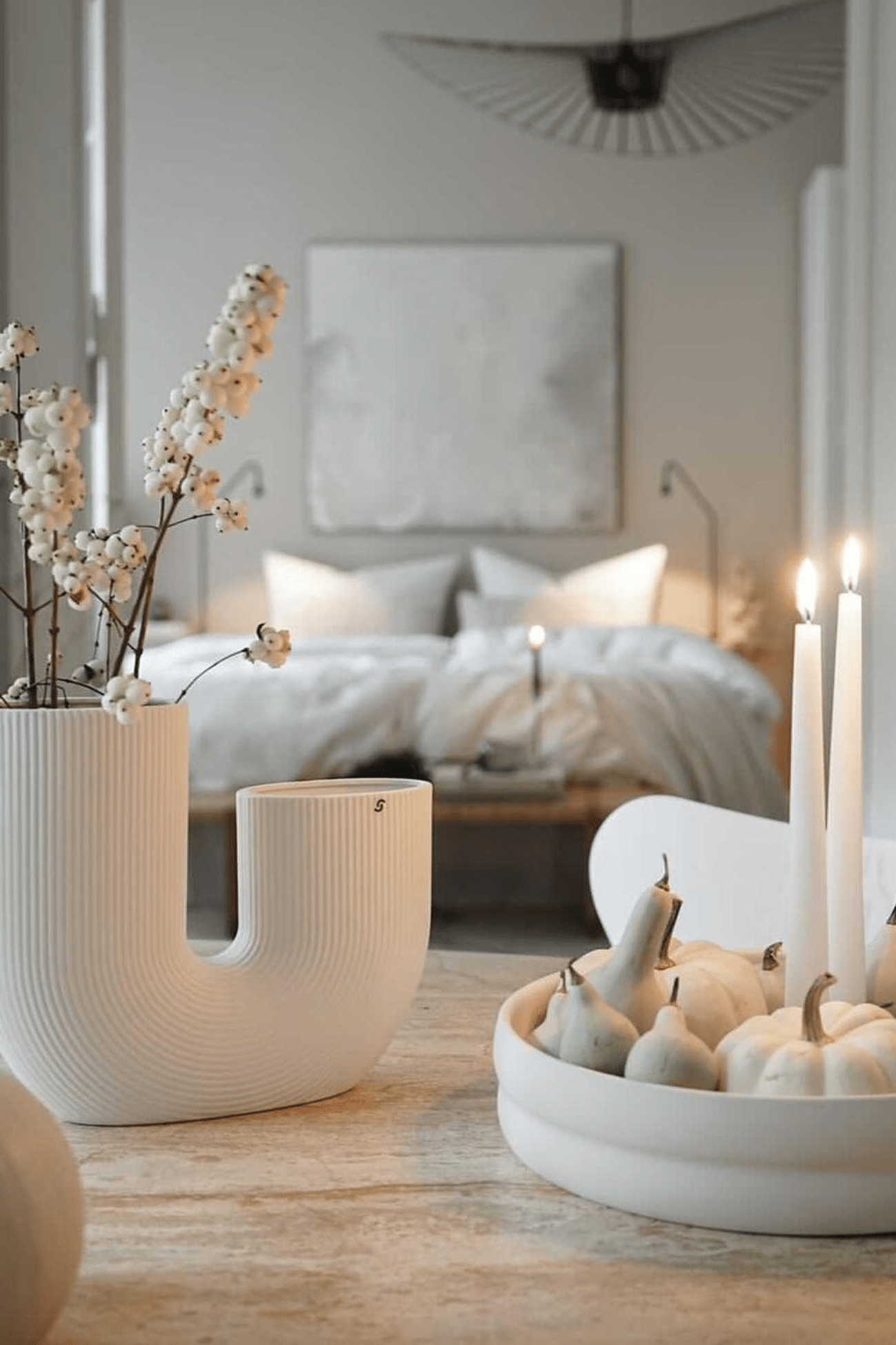 Storefactory Scandinavia Nordic Vaso di design Stråvalla in ceramica bianca