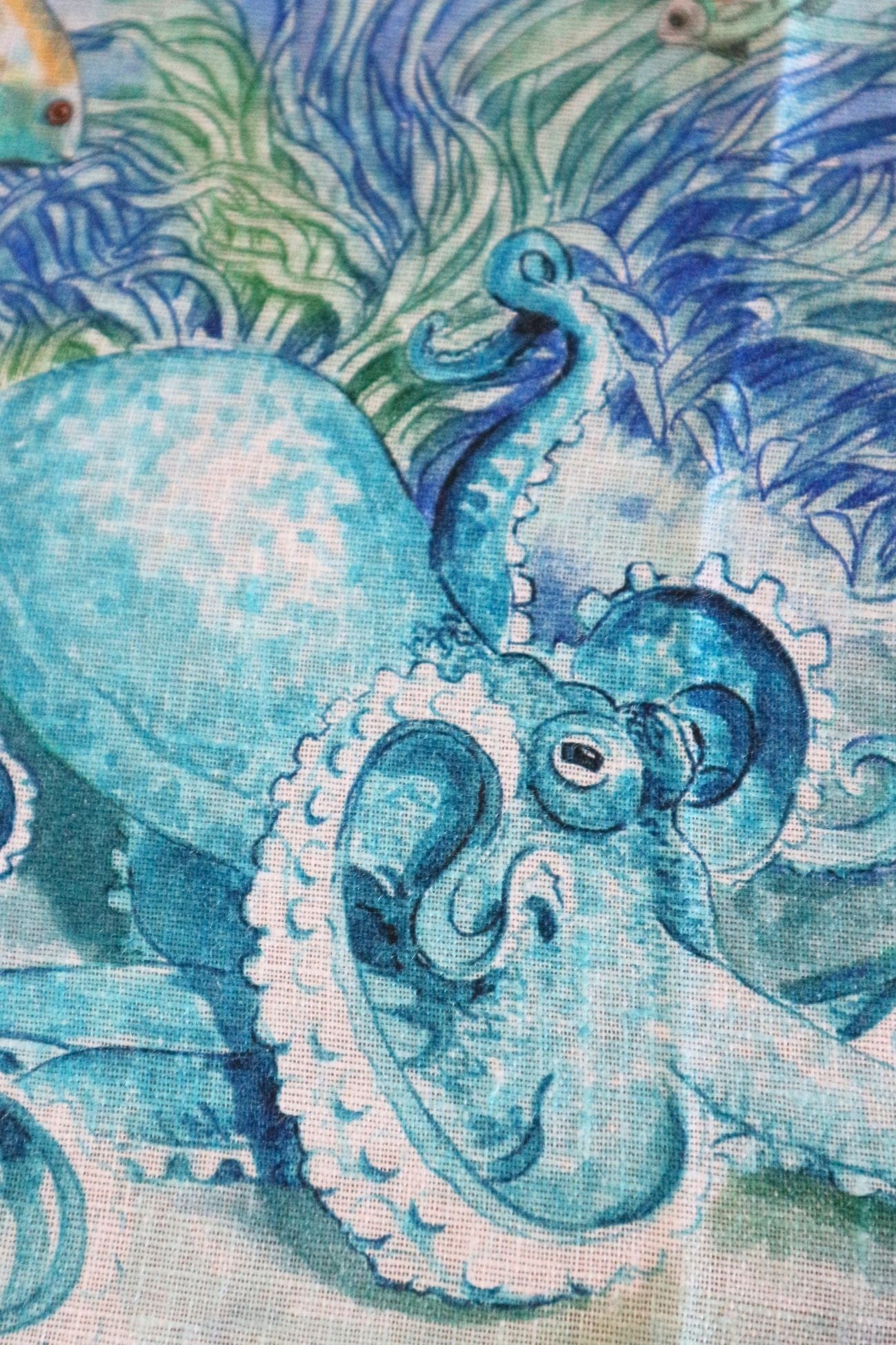 Tessitura Toscana Telerie Isuela Isuela - Canovaccio in puro lino con ambiente marino | Tessitura Toscana Telerie