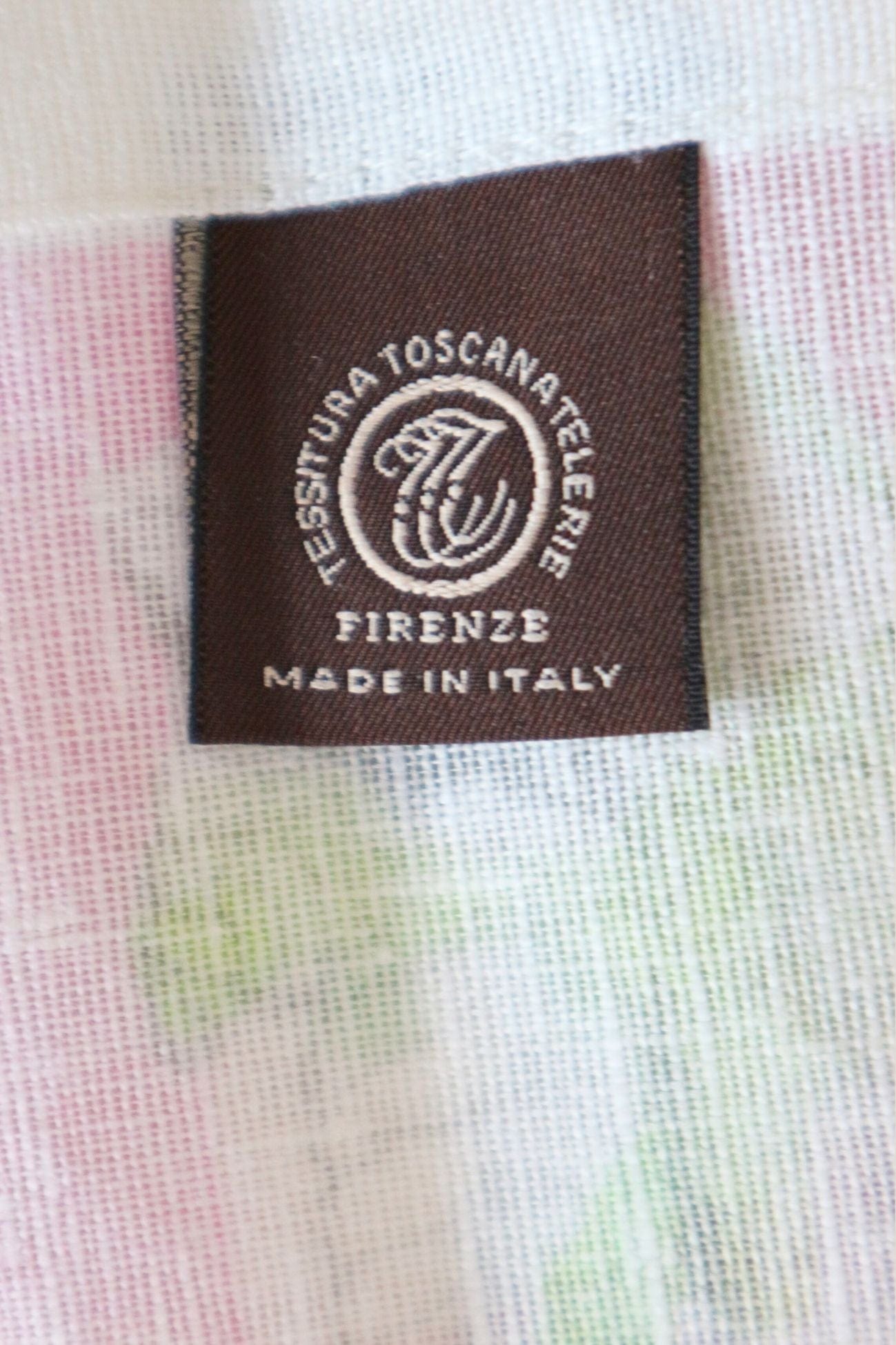 Tessitura Toscana Telerie Remì Remì - Runner pasquale in puro lino con orlo semplice 45x170 | Tessitura Toscana Telerie