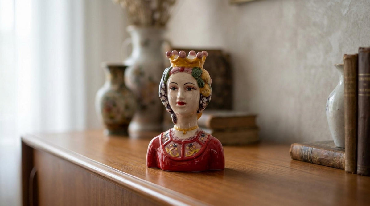 Sicily Vaso Testa Rosso - Orizzontale