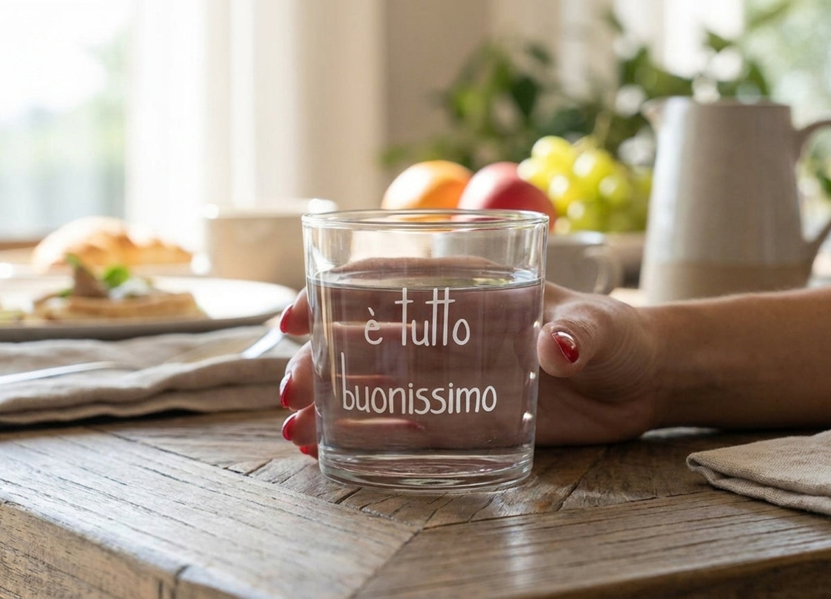 È Tutto Buonissimo Bicchiere Da Acqua