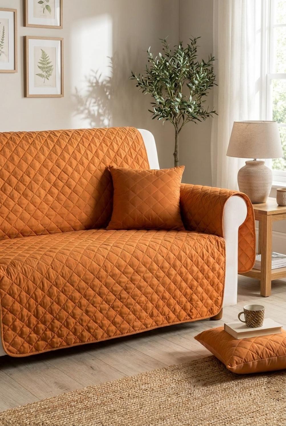 Modern Copridivano Arancio