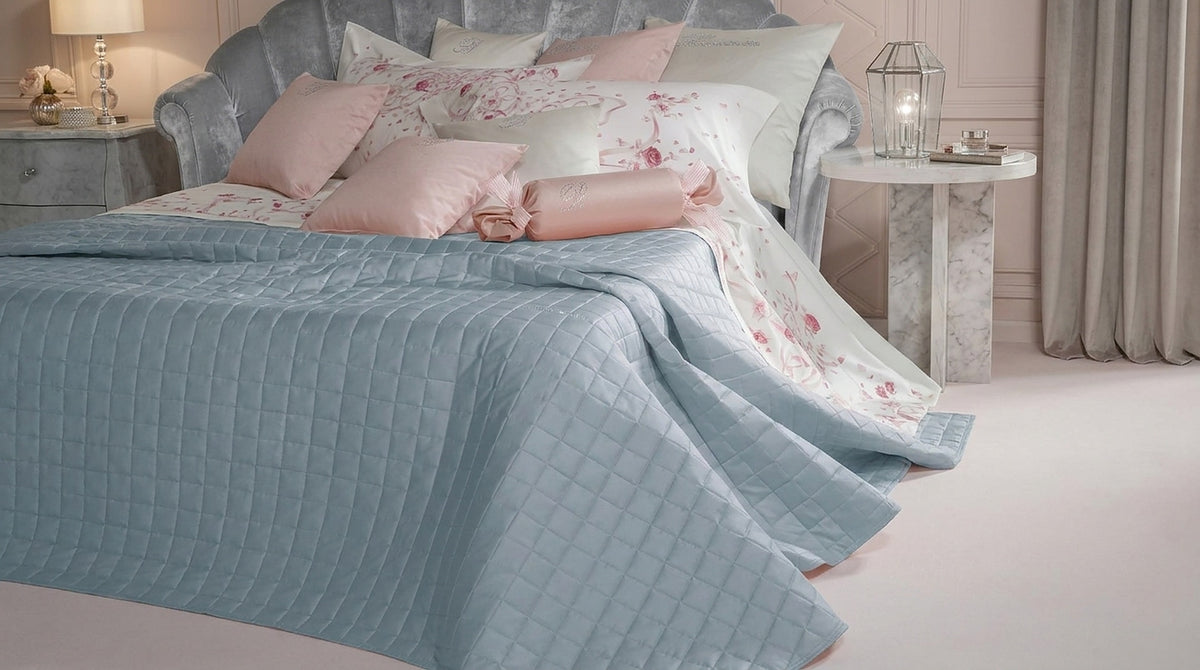 Lory Copriletto Stone Blue - Orizzontale