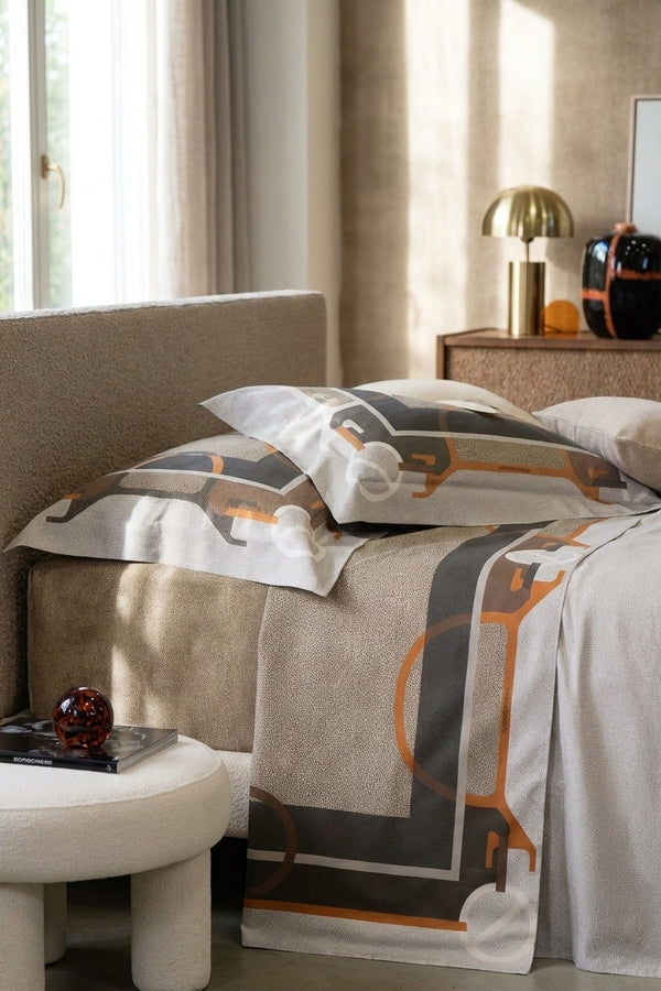 Staffe Completo Letto Camoscio