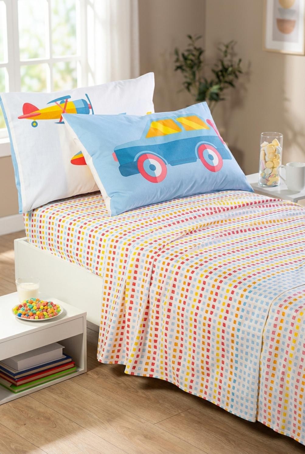 Toys Completo Letto Per Bambini azzurro