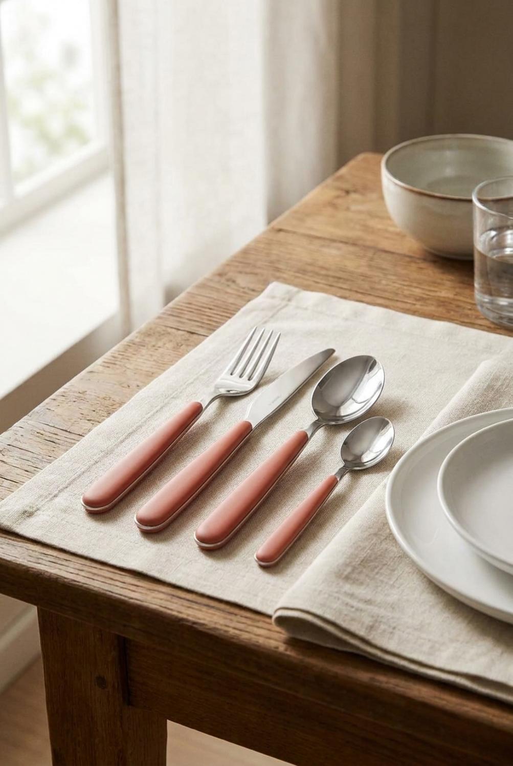 Pop Set 24 Posate Terracotta Chiara