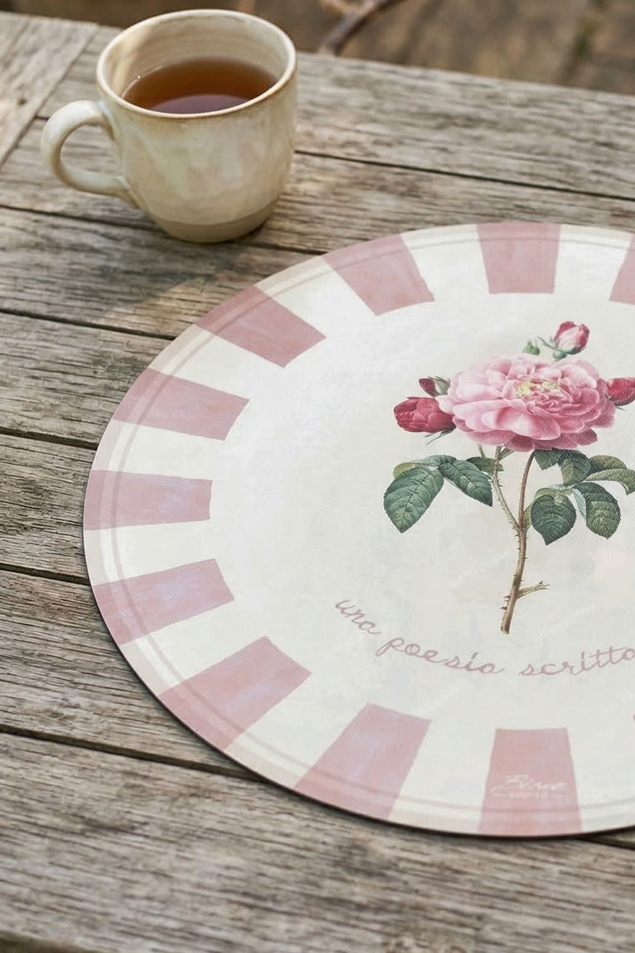 L'Orto Tovaglietta Vinile Peonia