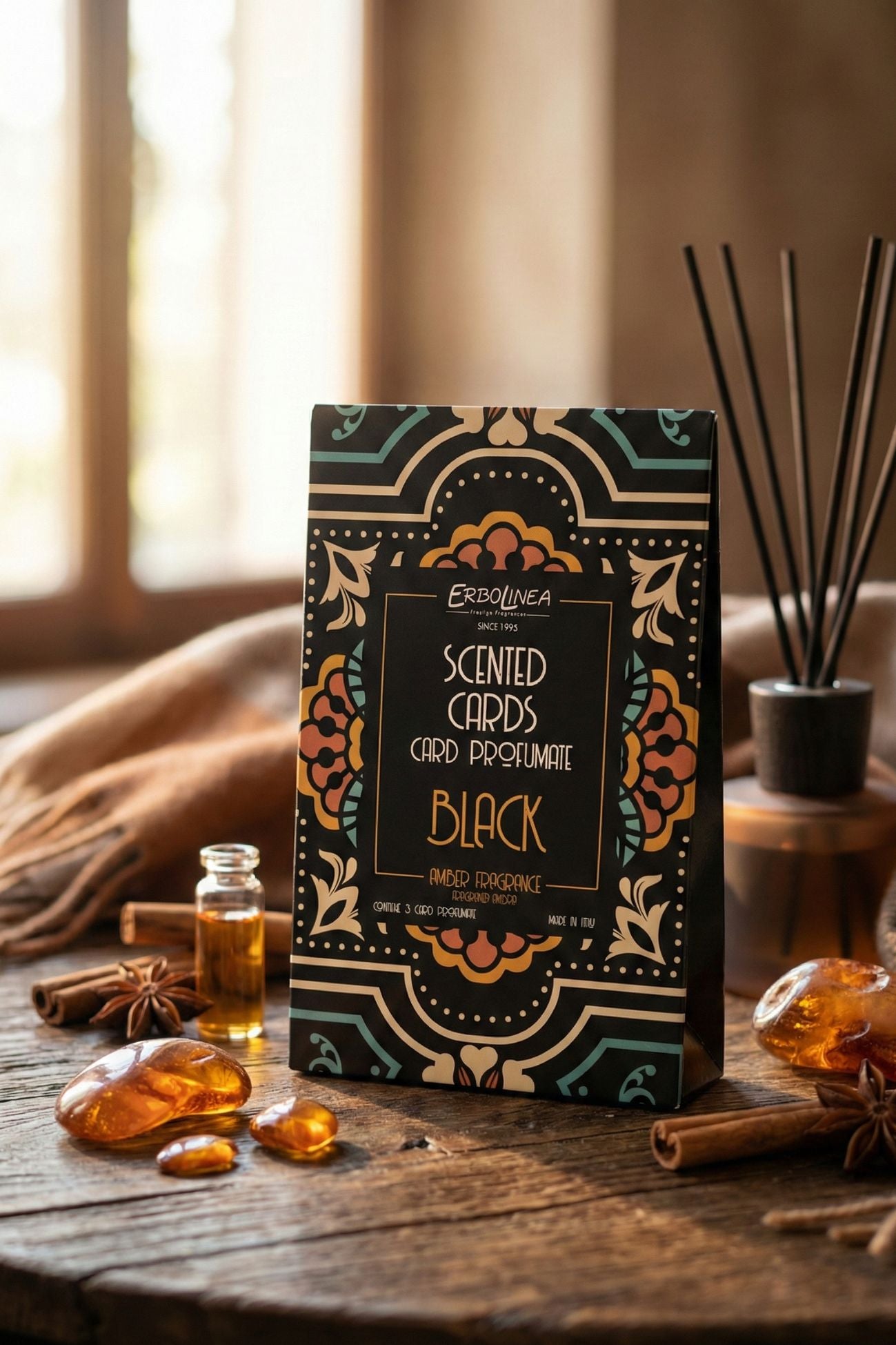 Scented Cards Nera Ambrata