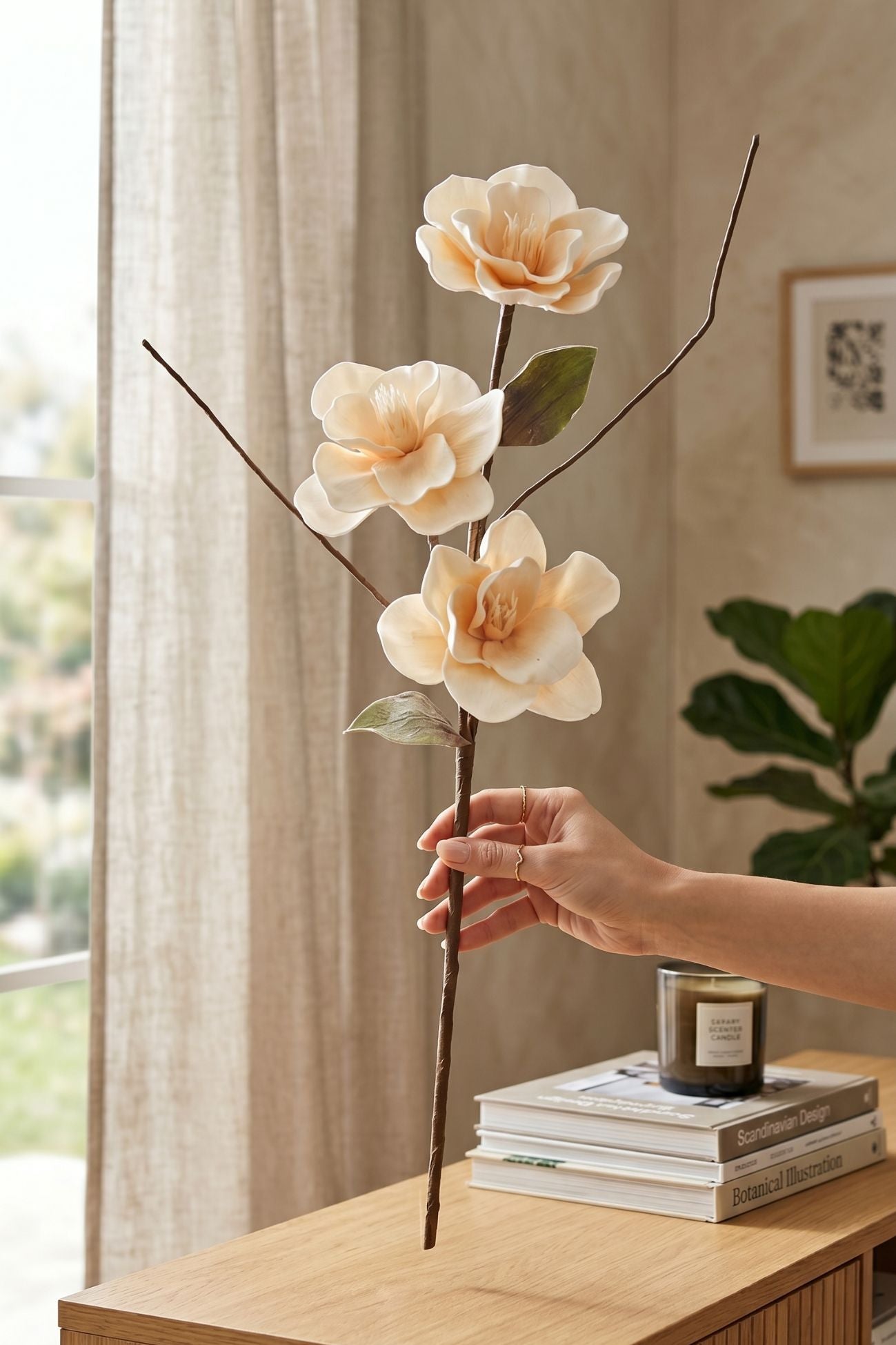 Flowers Magnolia Salmone