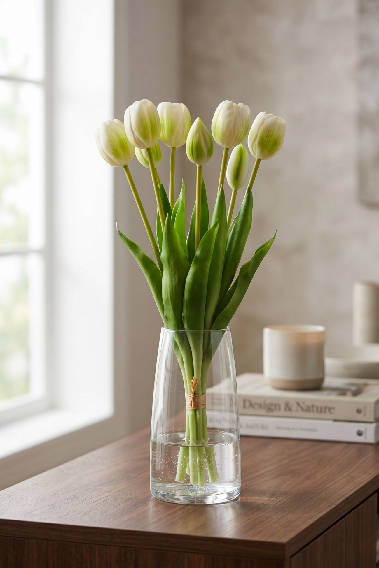Flowers Bouquet 7 Tulipani Bianchi