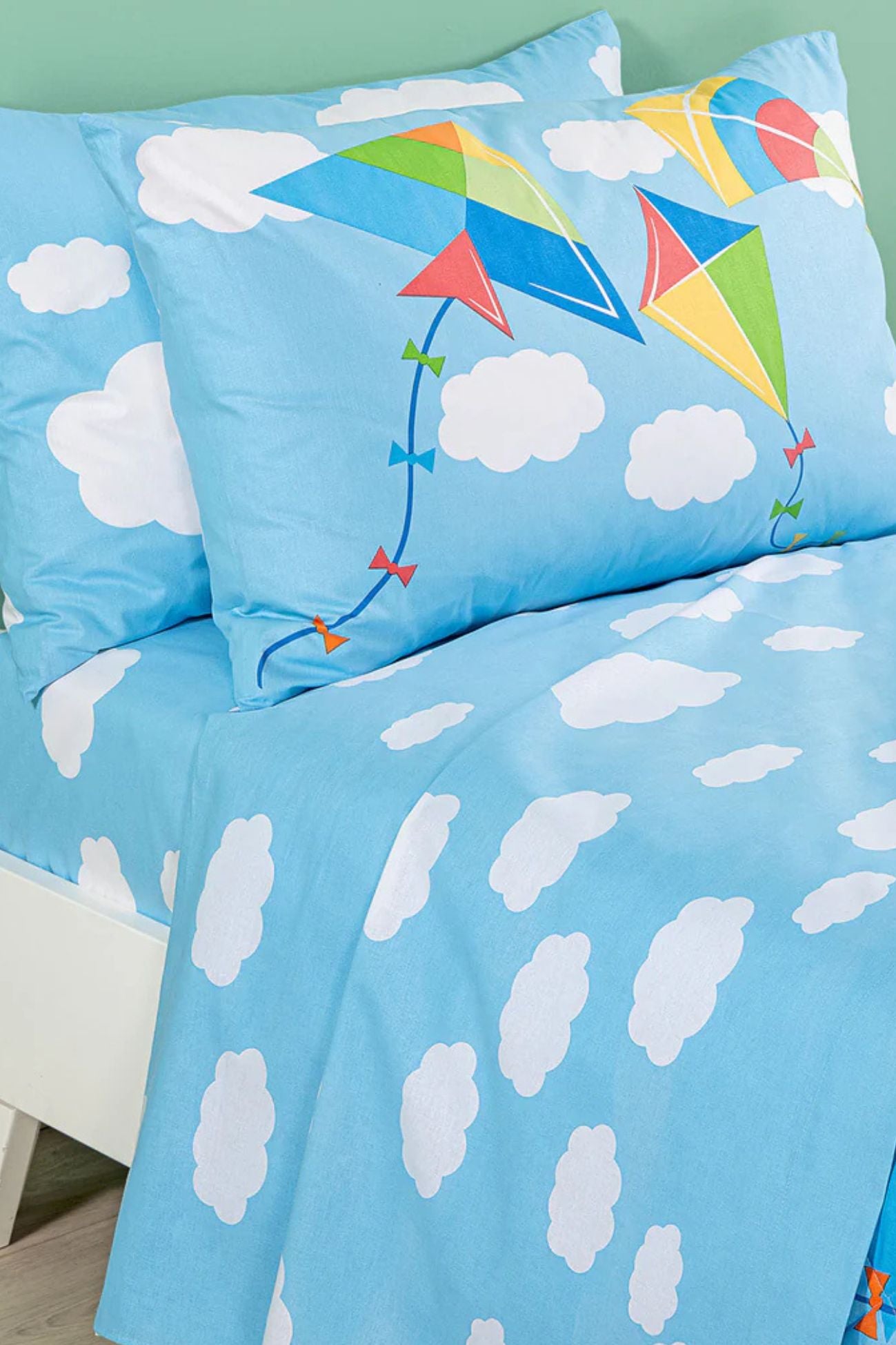 Aquiloni Azzurro Completo Letto