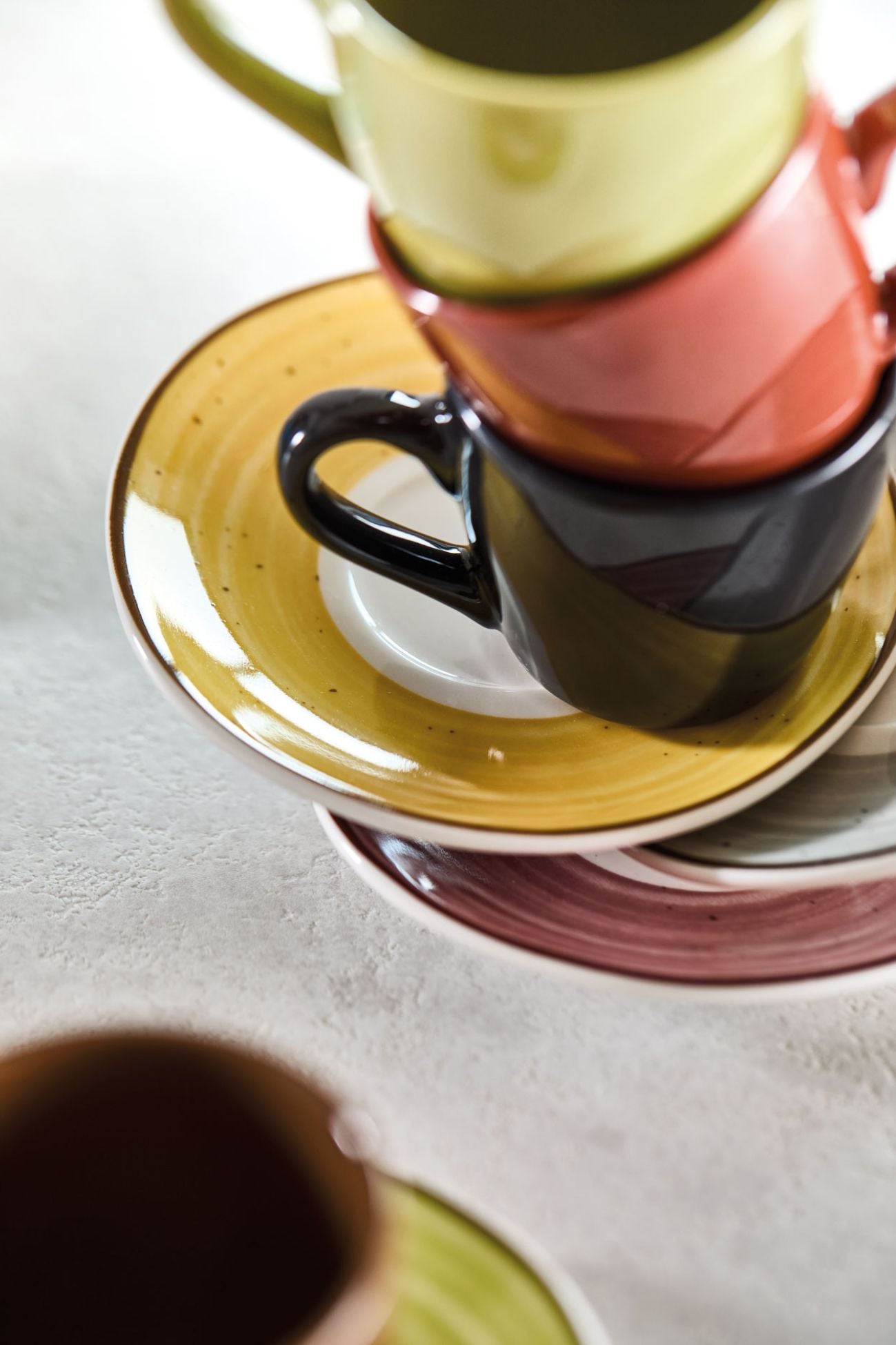 Daily Tazzina e Piattino Rosso