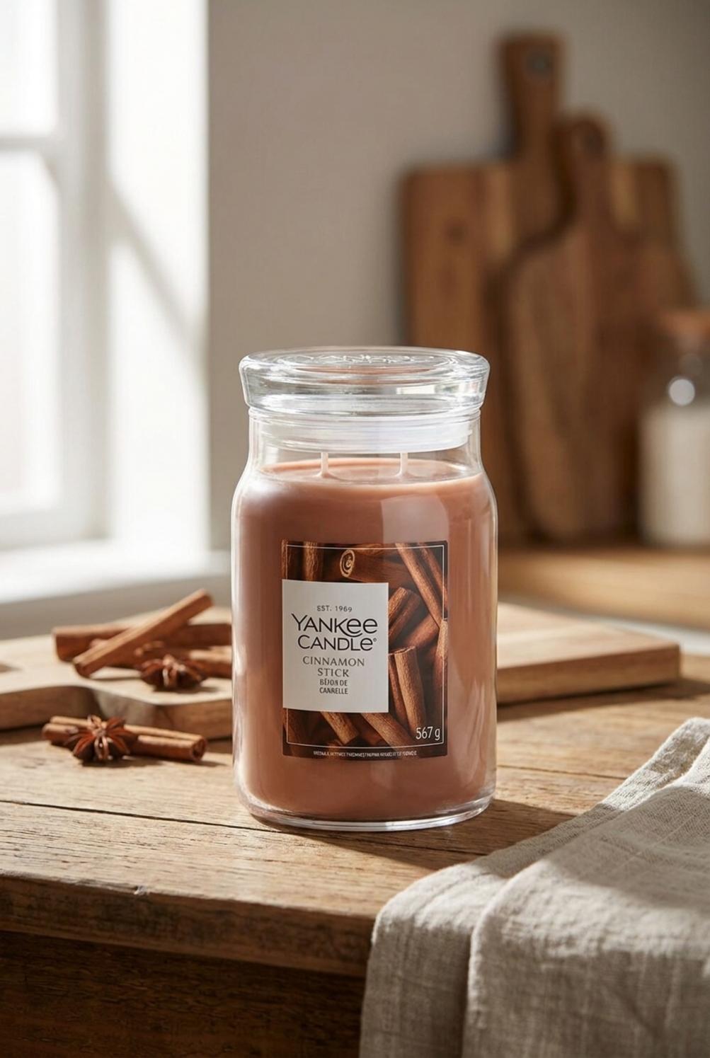 Cinnamon Stick Candela Giara Signature Grande