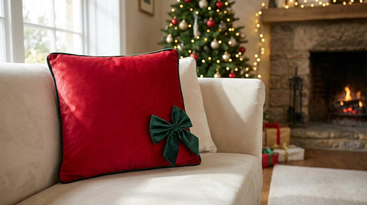 Bow Cuscino Rosso - Orizzontale