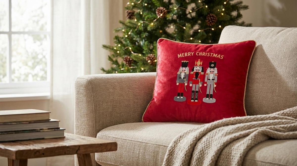 Nutcracker Cuscino Rosso - Orizzontale