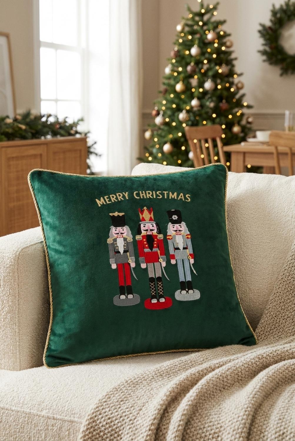 Nutcracker Cuscino Verde