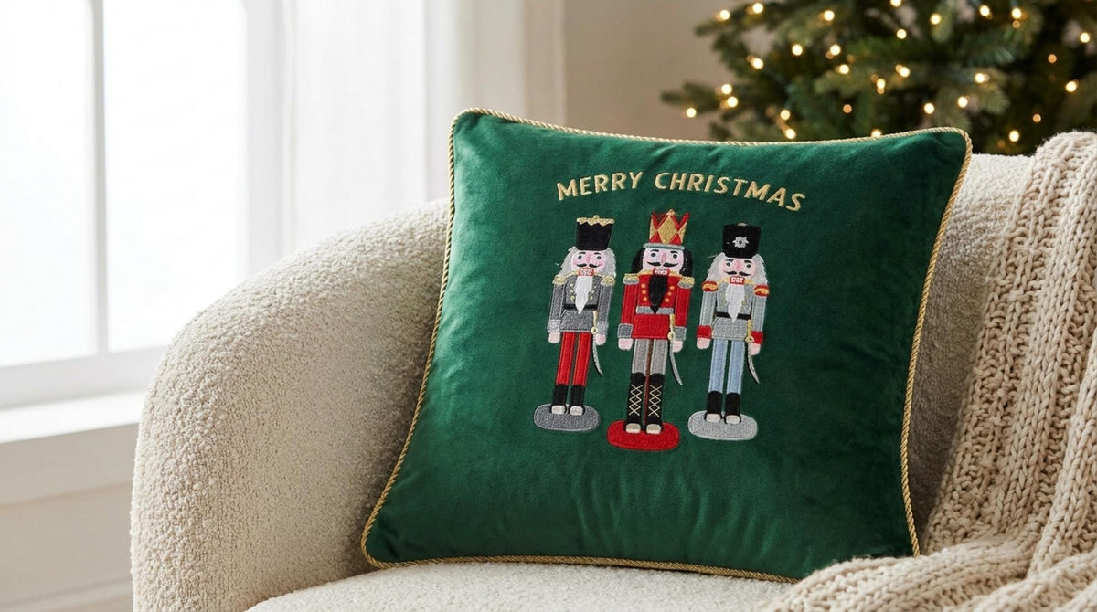 Nutcracker Cuscino Verde - Orizzontale