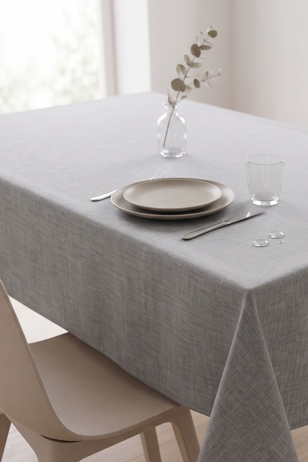 Drey Tovaglia Antimacchia Grigio