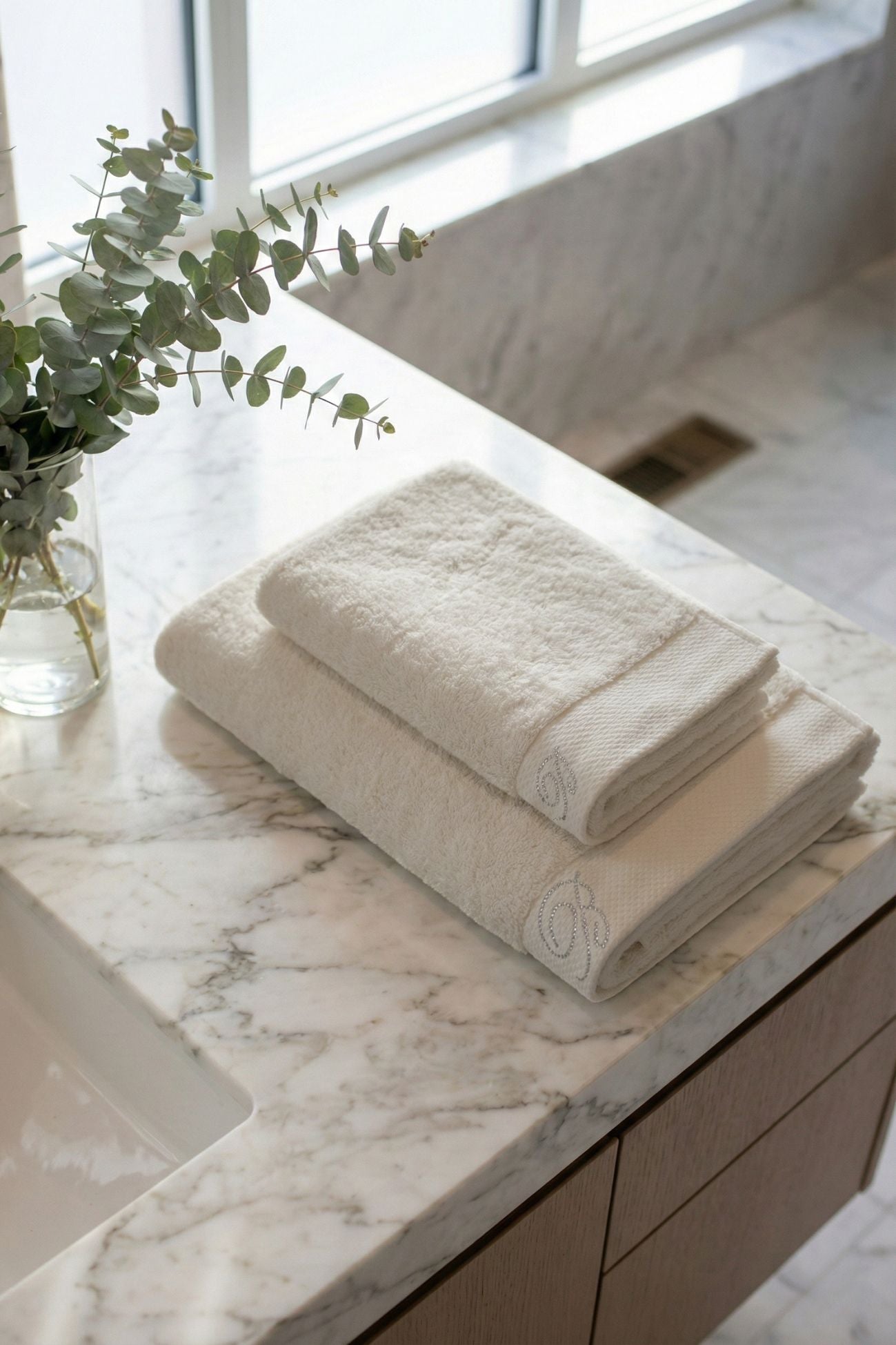 Benessere Coppia Asciugamani Sabbia