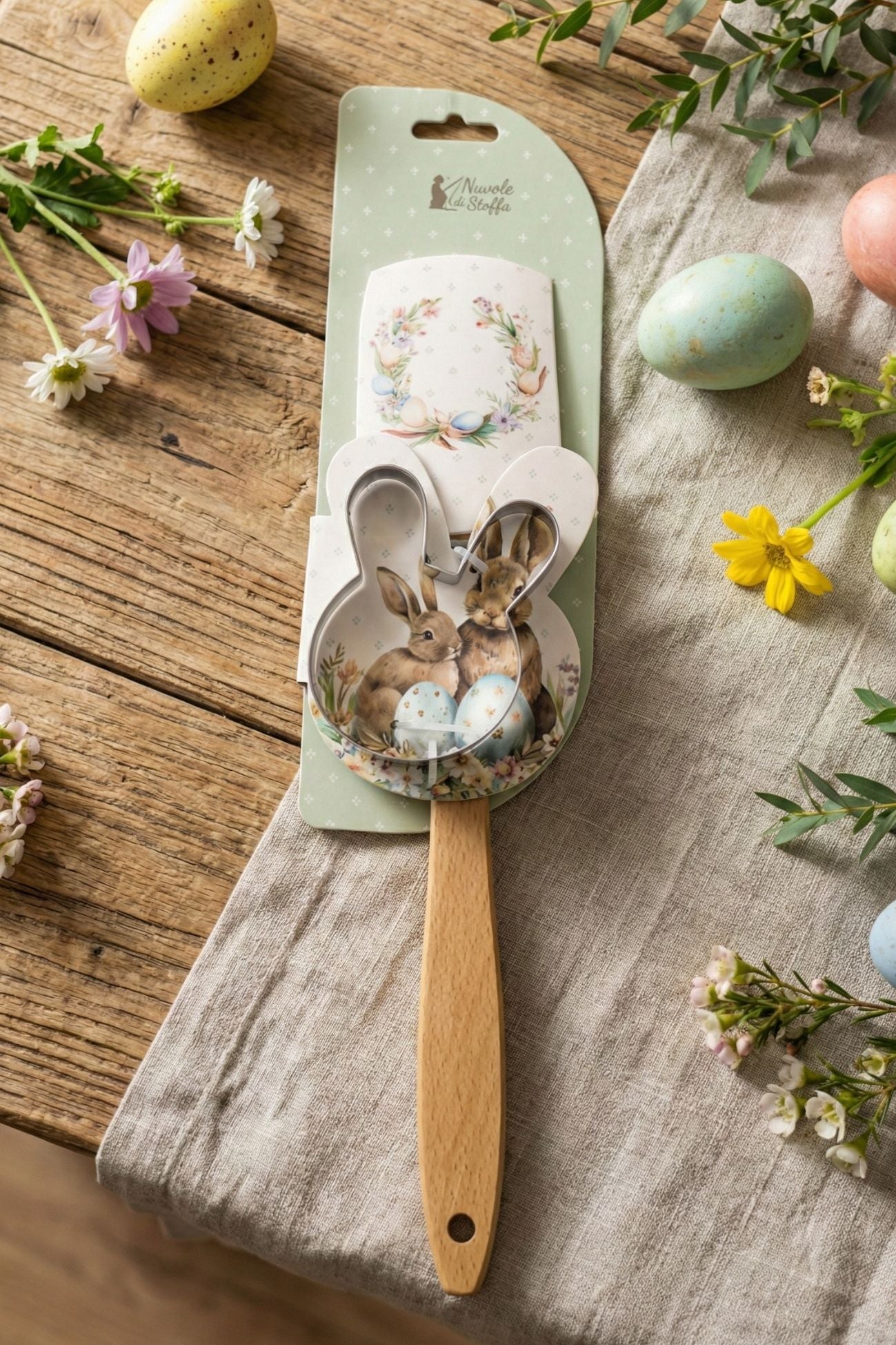 Pepen Set Spatola e Stampino Coniglio