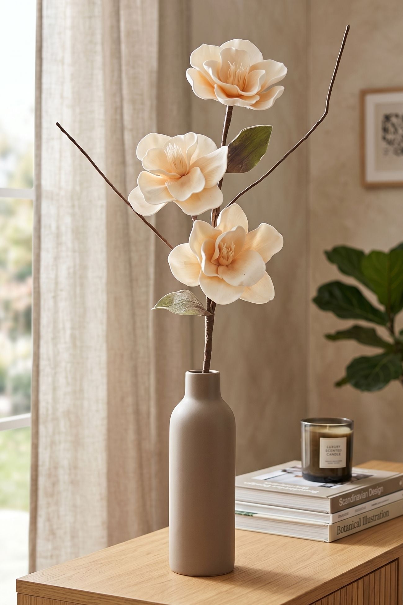 Flowers Magnolia Salmone