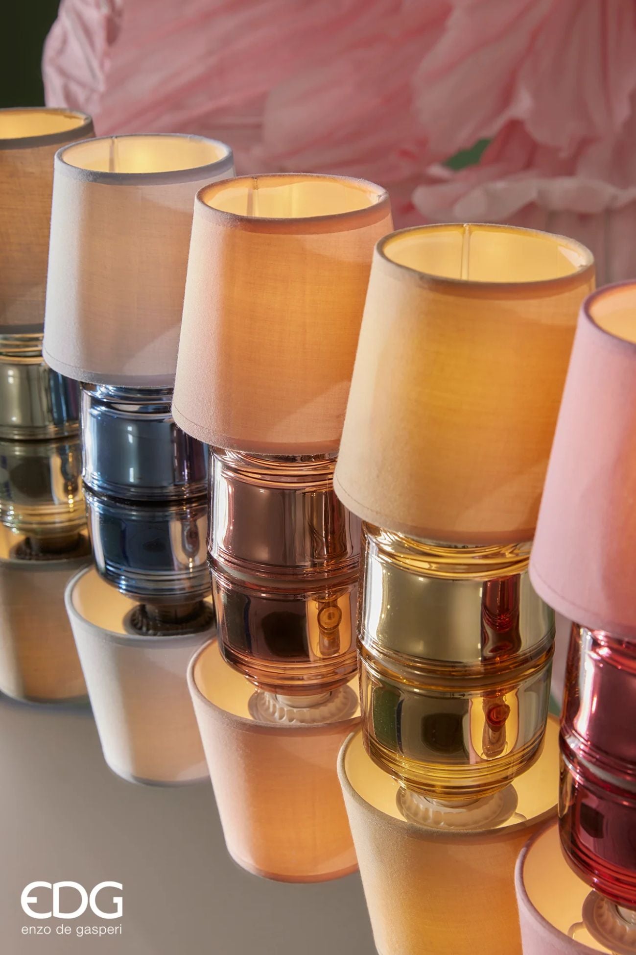 Cozy Lampada Rosa Antico