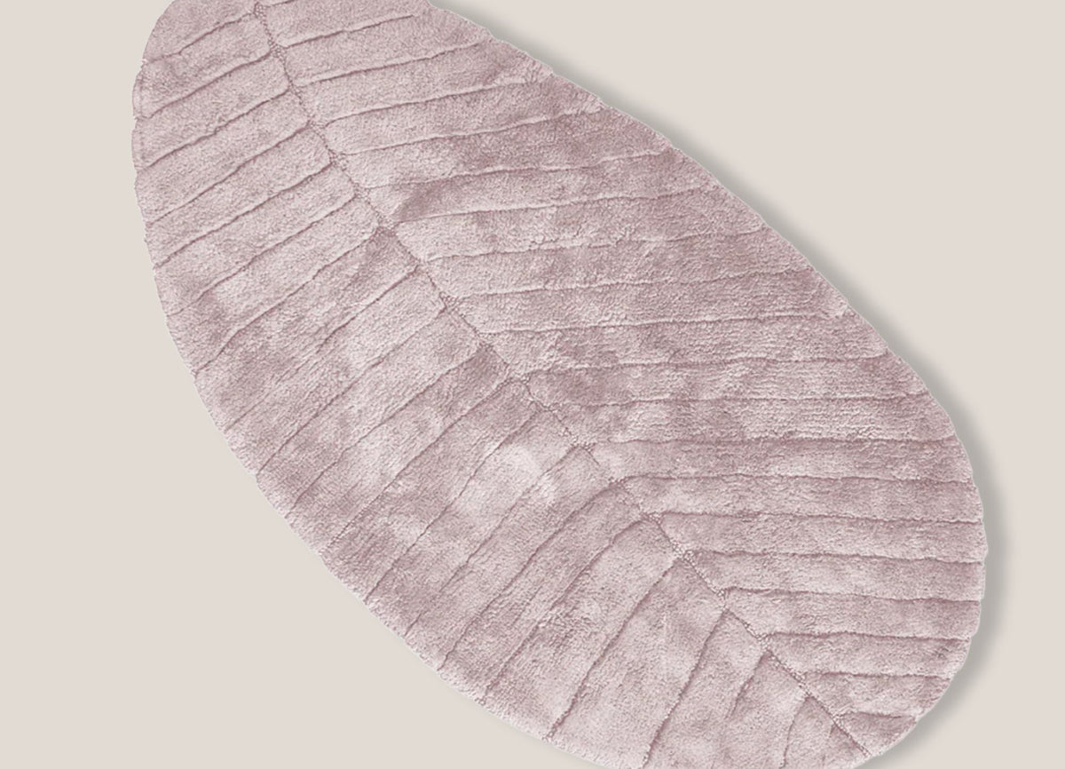 Foglia Rug var32 Powder Pink