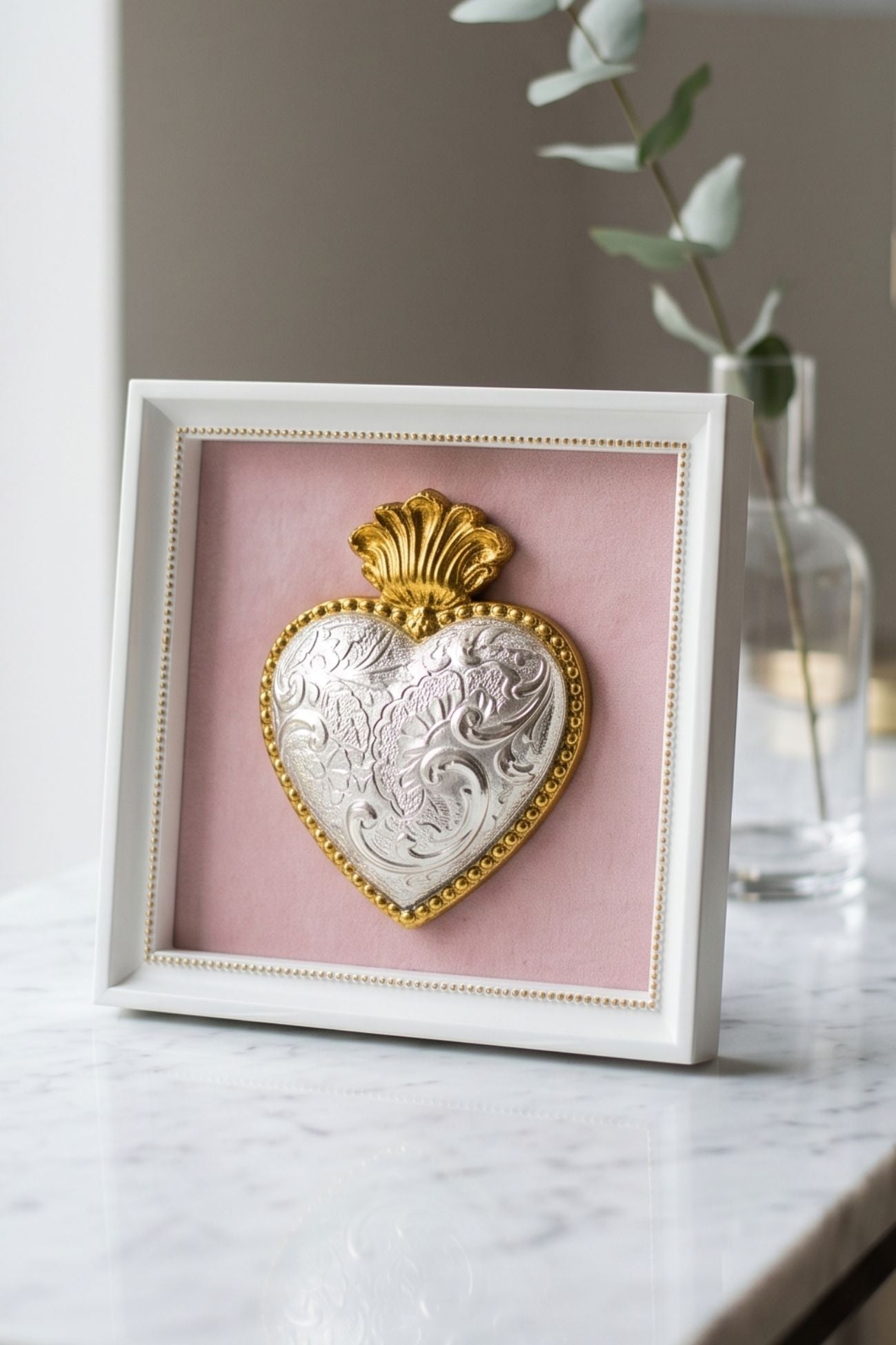 Ton Coeur Cornice Quadrata Rosa