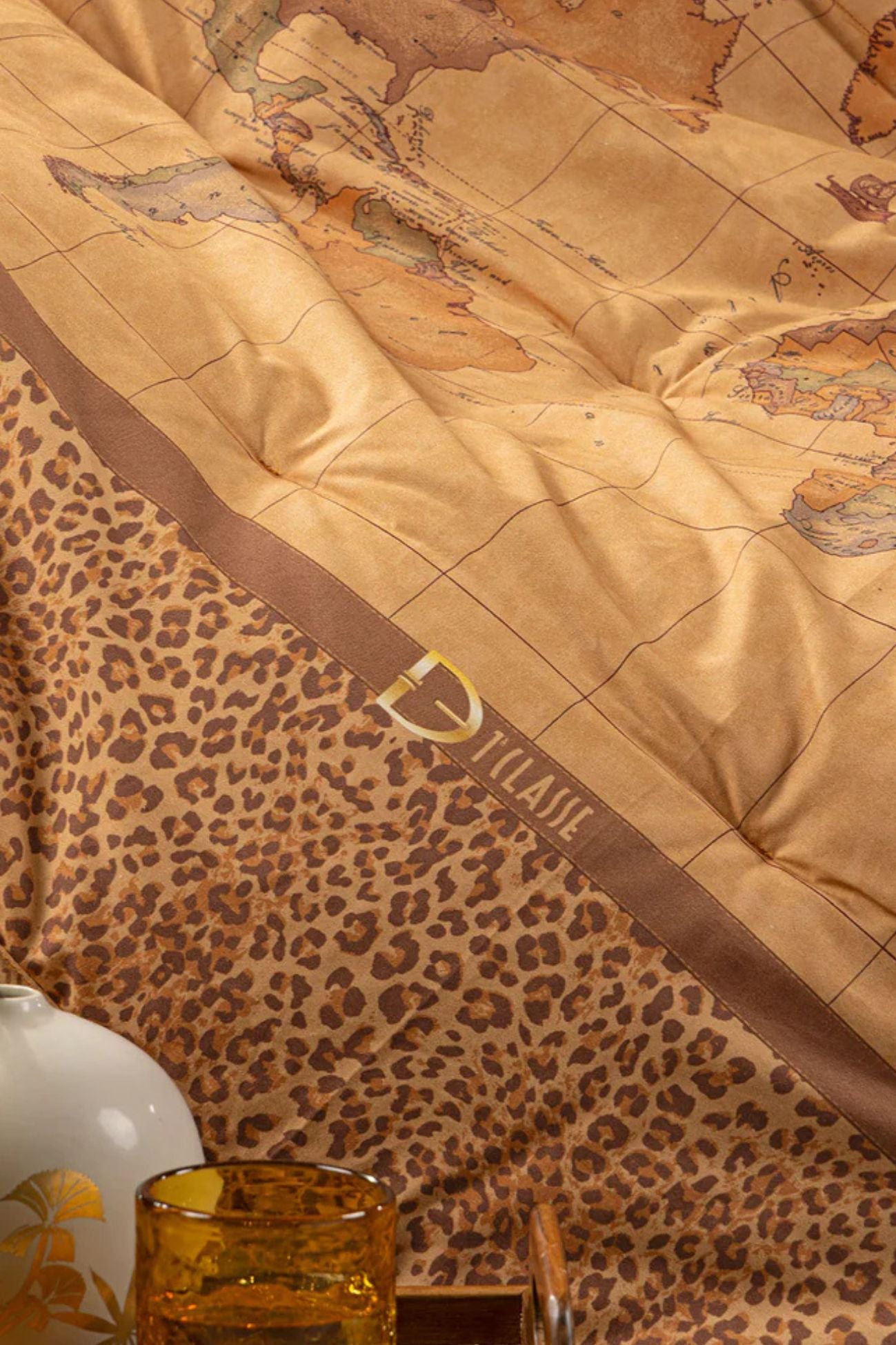 Geo Leopard Plaid