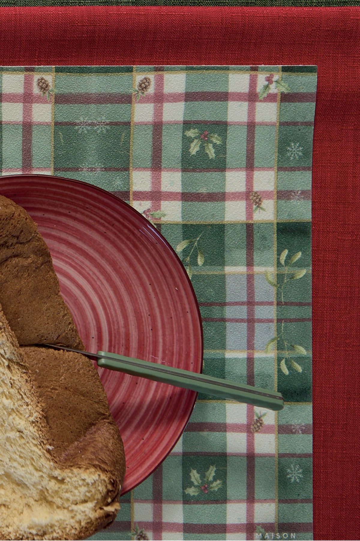 Natale In Salotto Tovaglietta Vinile Quadri