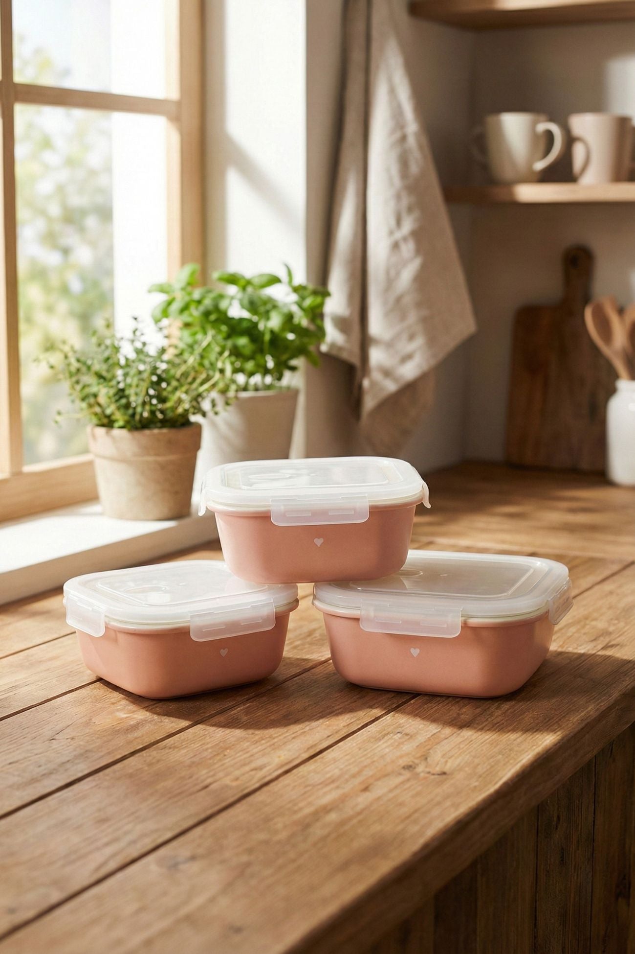 Demetra Rosa Contenitore Frigo