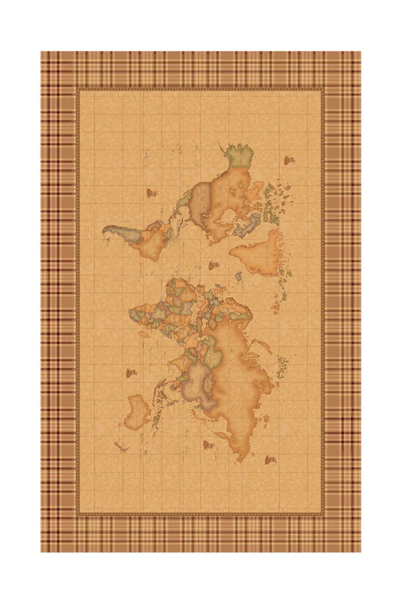 Geo Tartan Tovaglia
