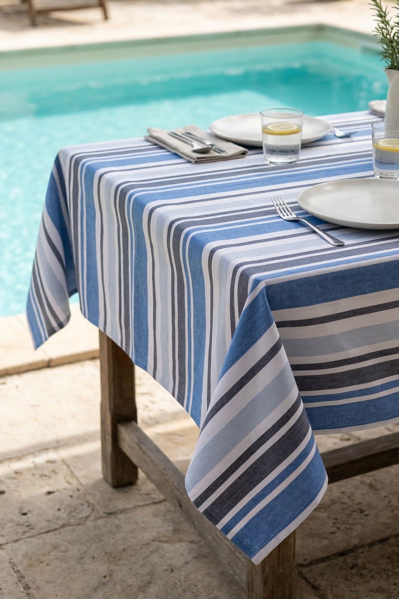 Pesci Tra Le Righe Tovaglia Righe