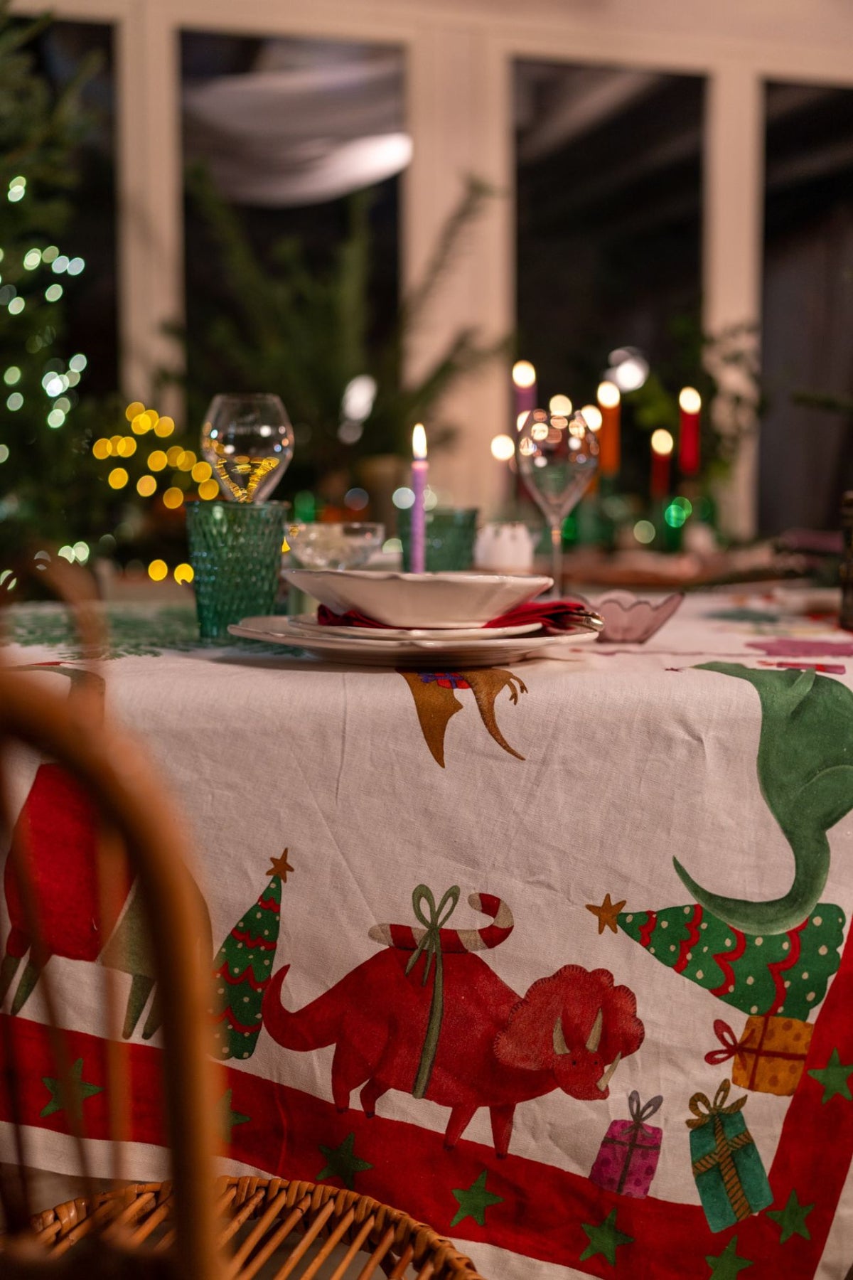 Jurassic Xmas Tovaglia