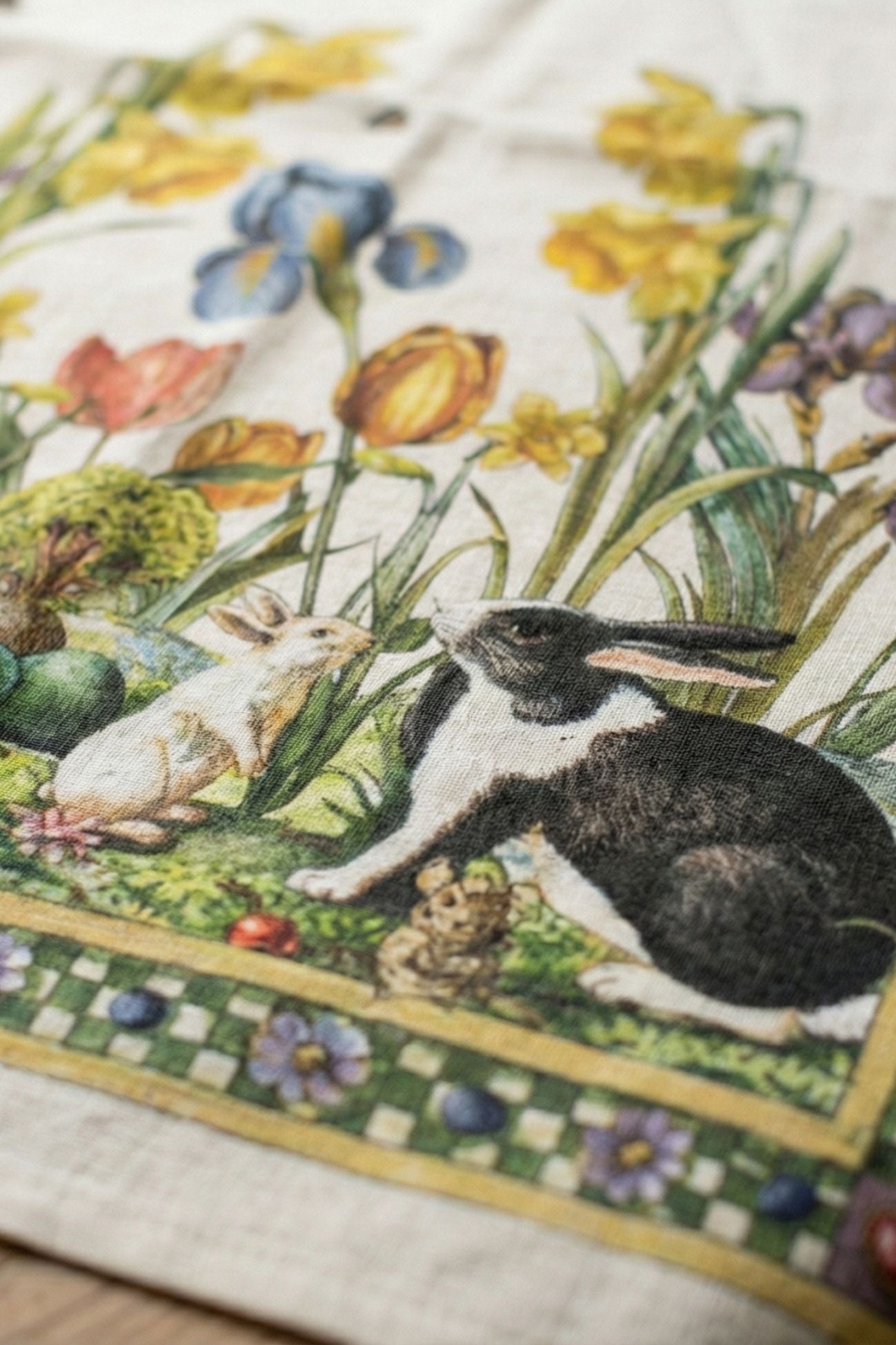 Bunny Garden Strofinaccio Giallo