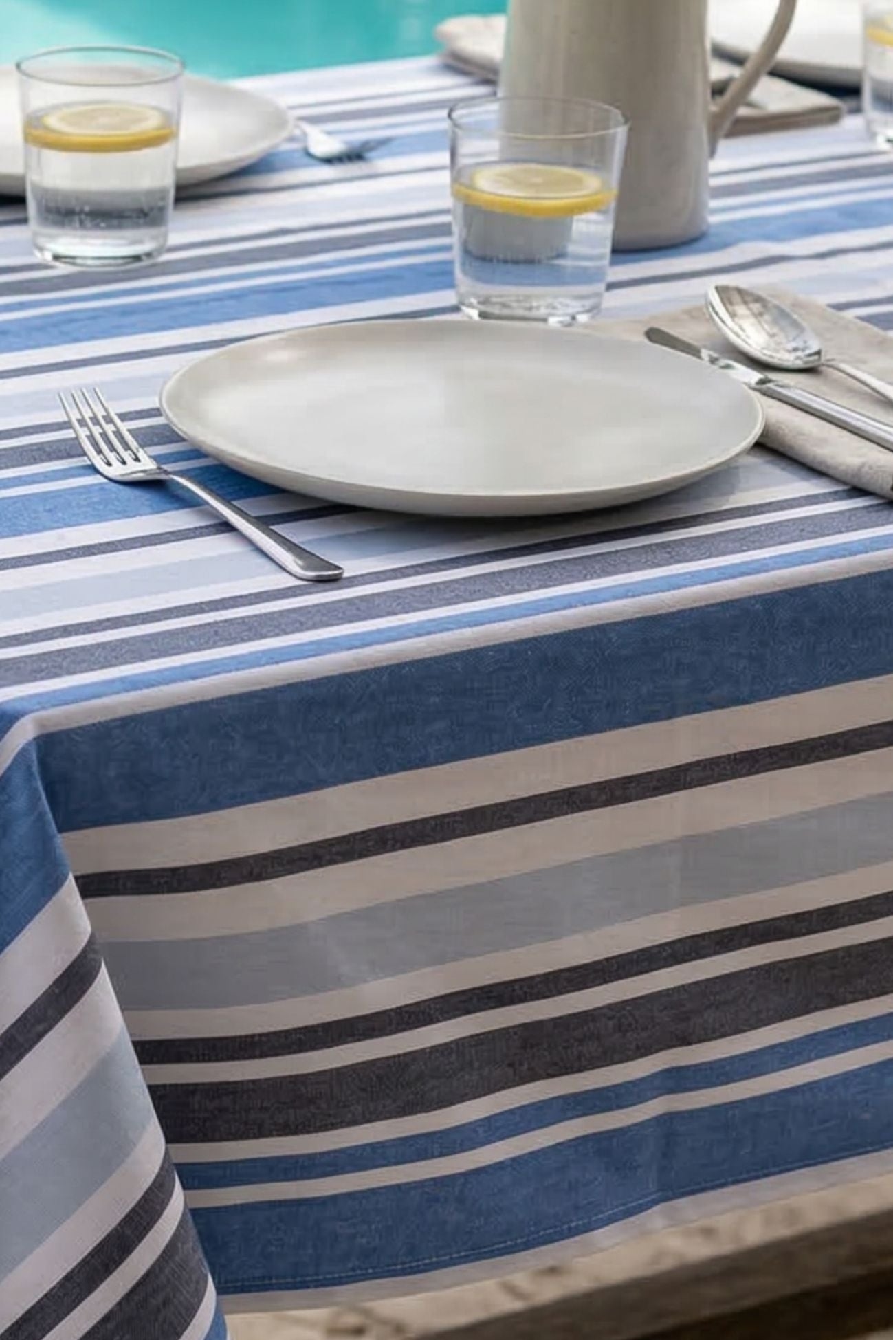 Pesci Tra Le Righe Tovaglia Righe