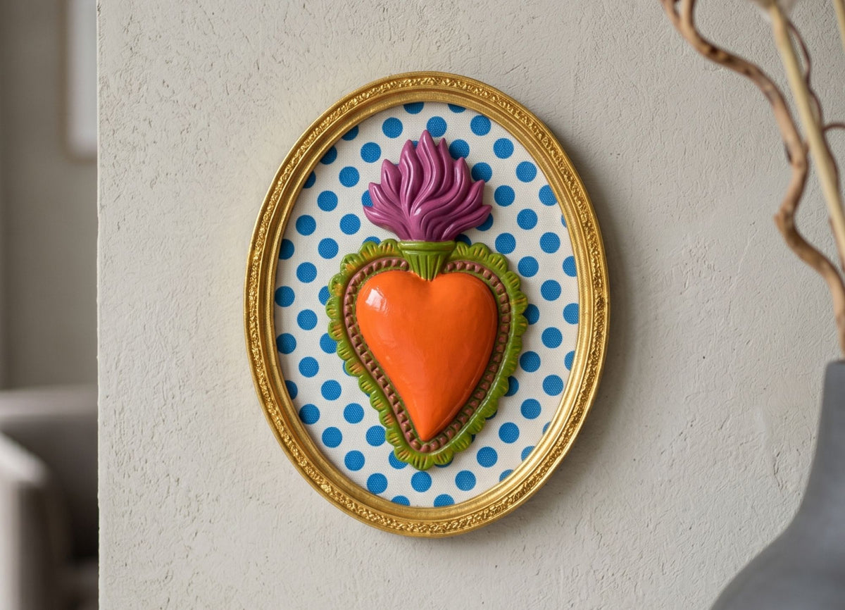 Ton Coeur Cuore Ovale Pois