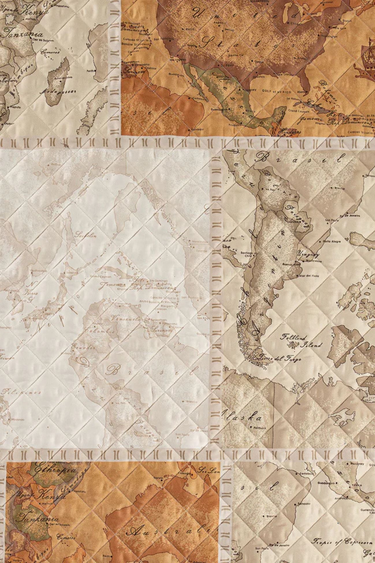 Geo Patch Copriletto Trapuntato