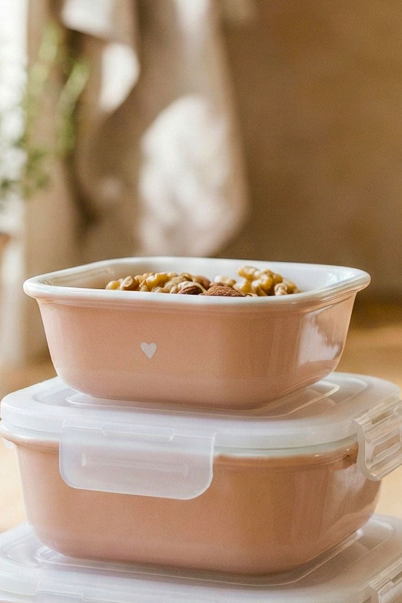 Demetra Rosa Contenitore Frigo