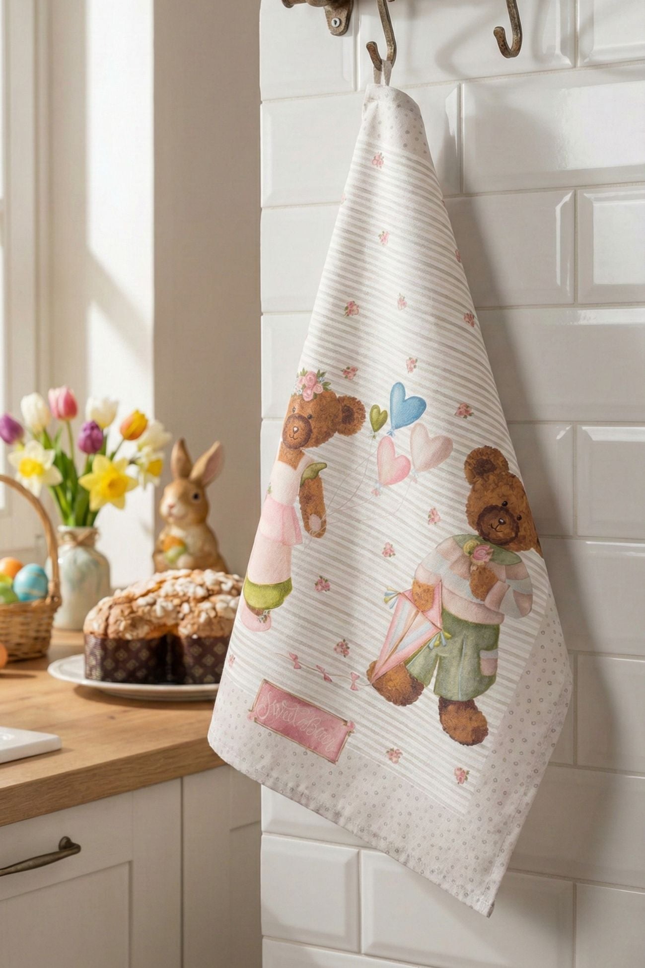 Sweet Bear Strofinaccio Palloncini