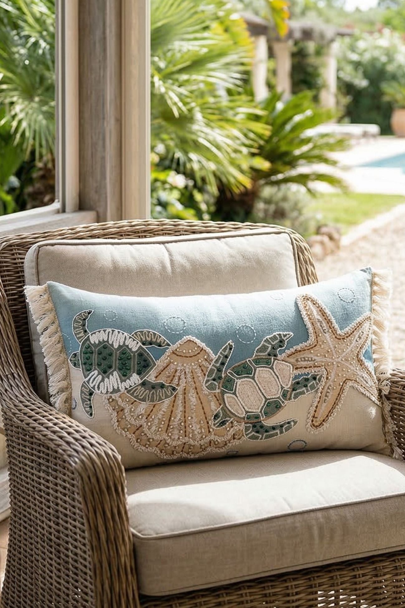 Vista Mare Cuscino Rettangolare