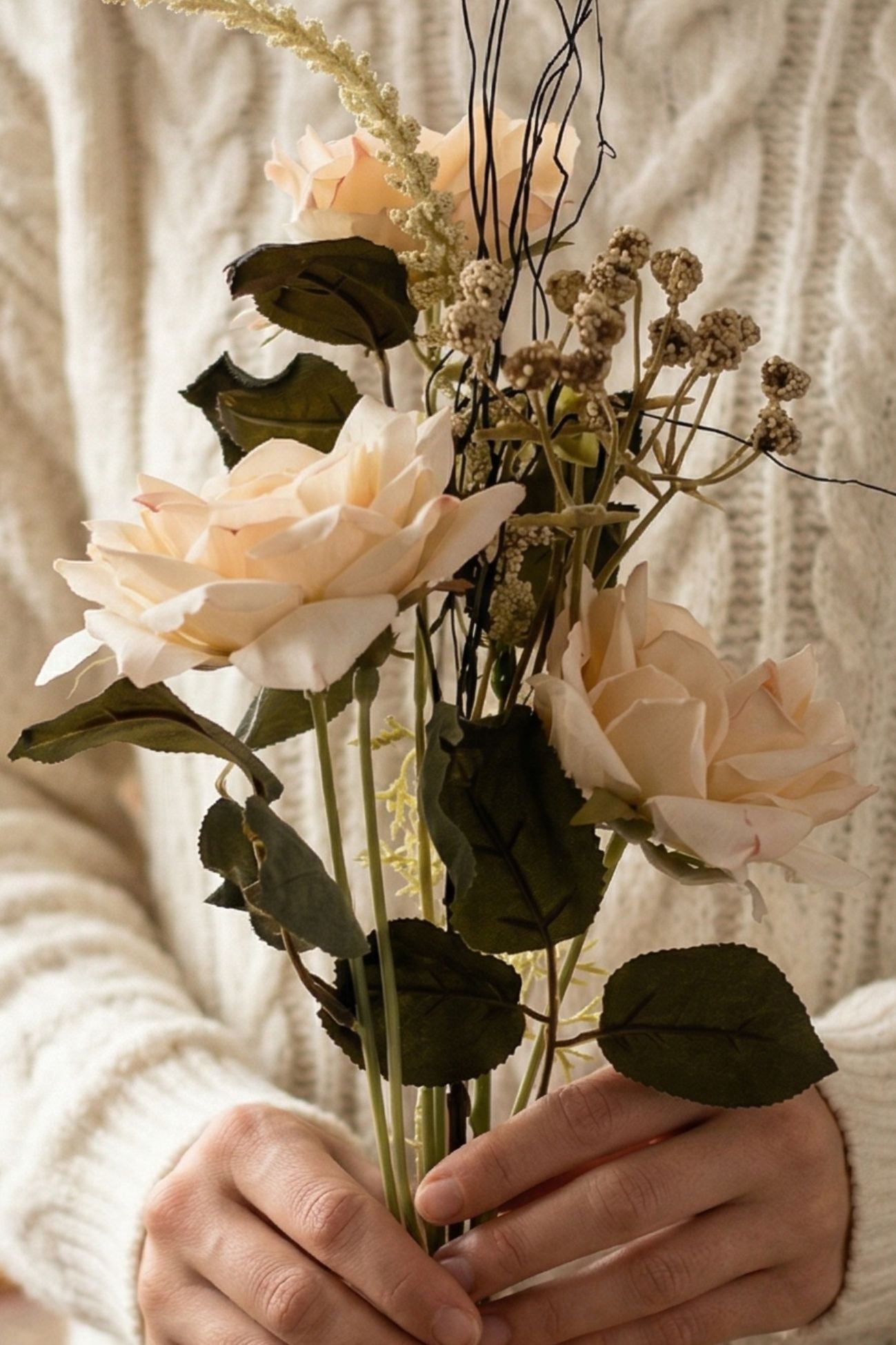 Florilegio Bouquet Rose Bianche