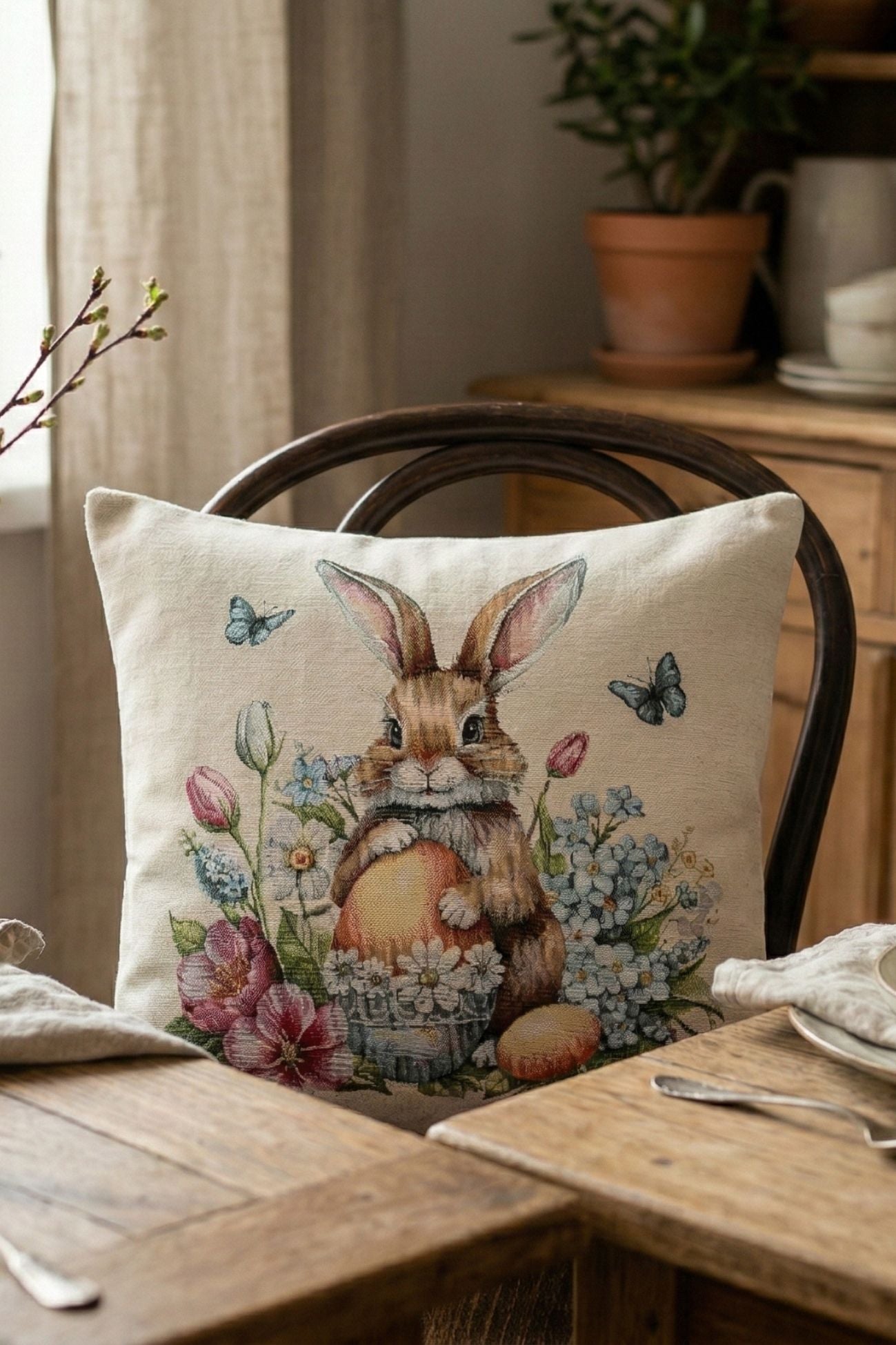 Storie Fiorite Federa Coniglio Marrone