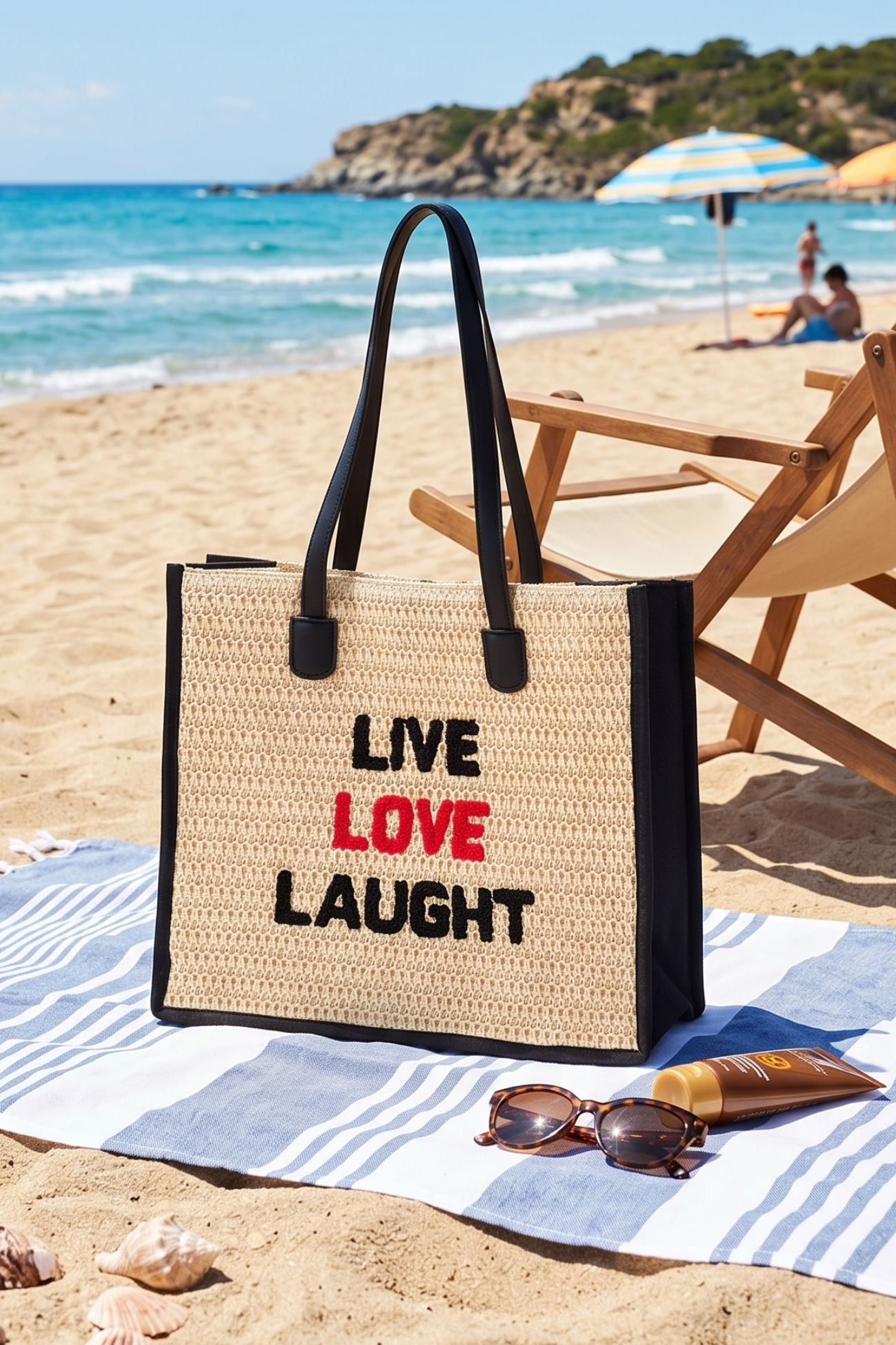 Happy Moments Borsa Mare Live Love Laught