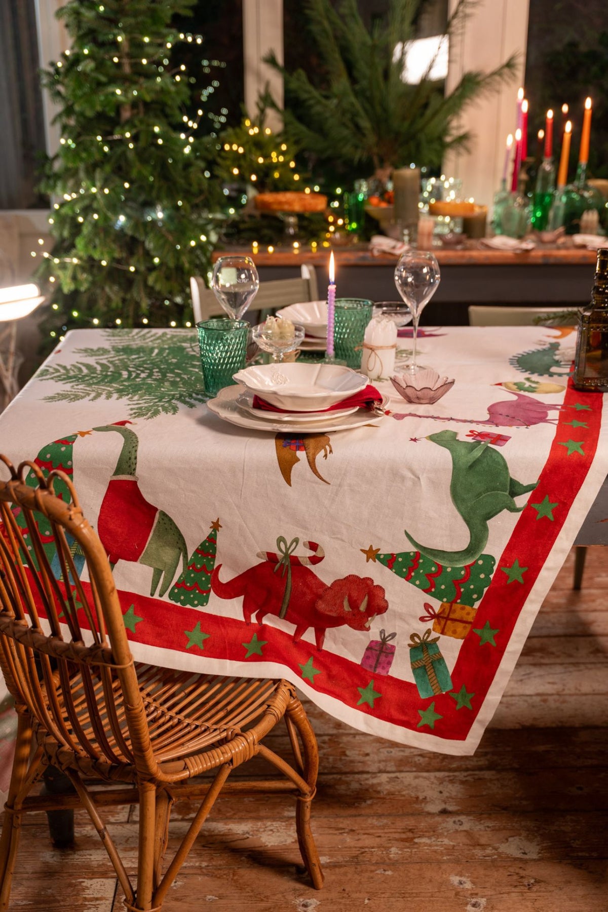 Jurassic Xmas Tovaglia