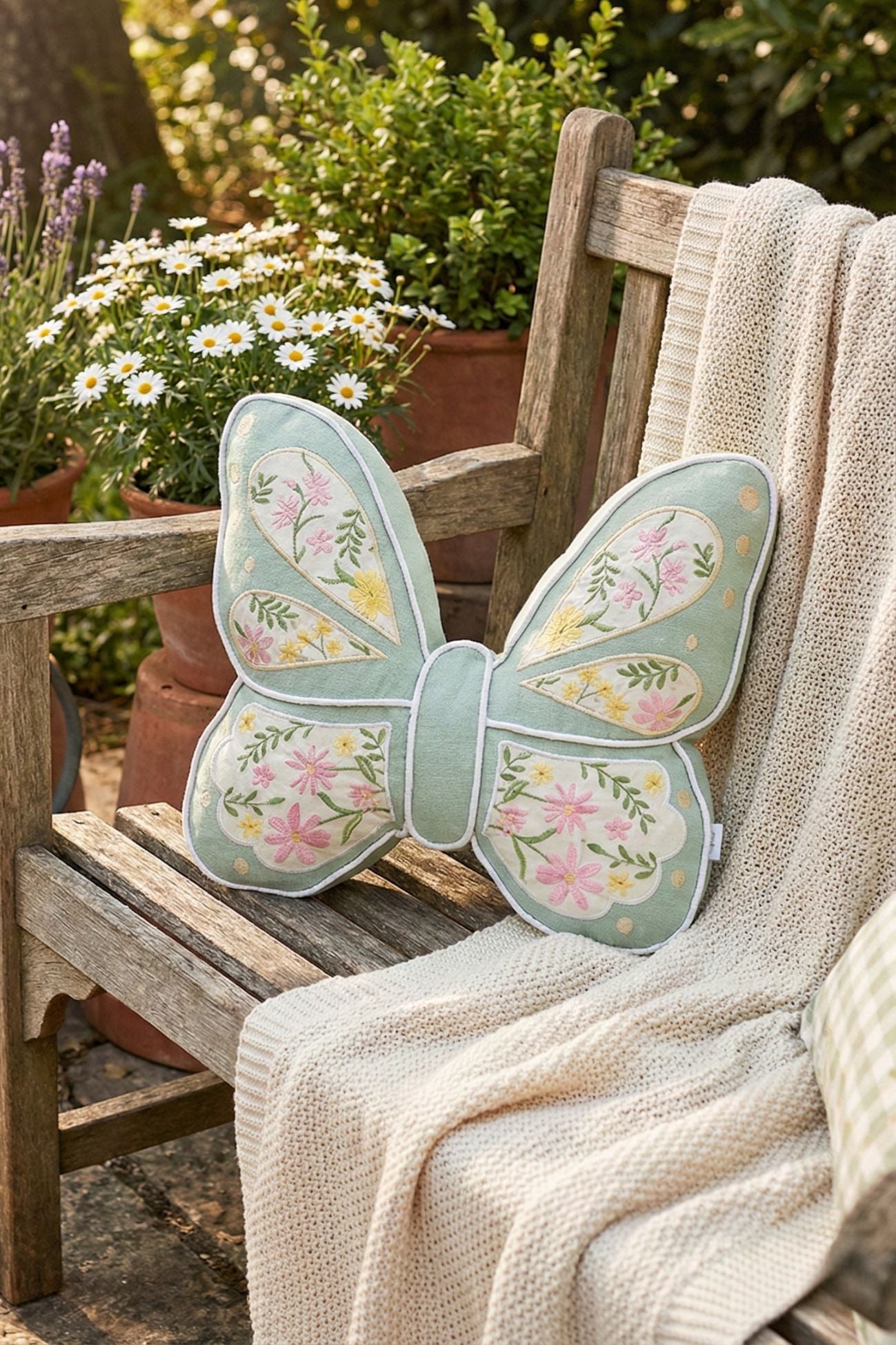 Encanto Cuscino Farfalla Salvia