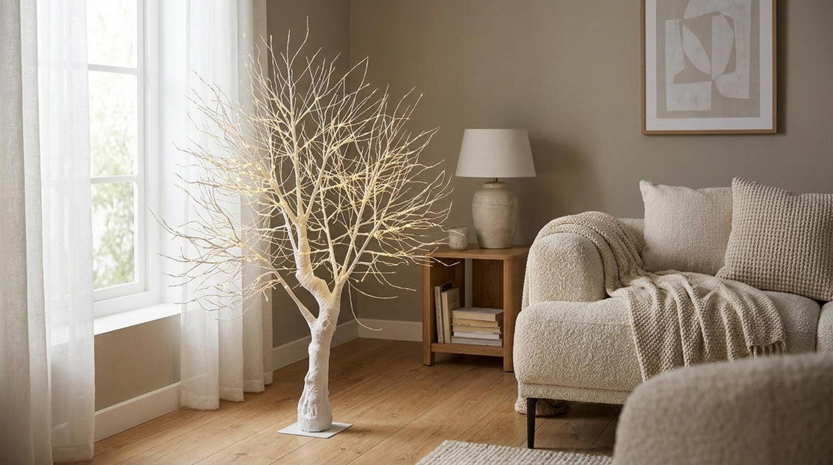 Melo LED Albero Luminoso Bianco - Orizzontale