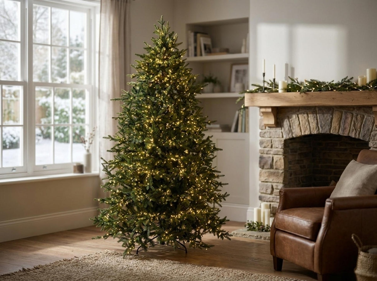 Pino Luxury Albero di Natale con Luci LED - Orizzontale