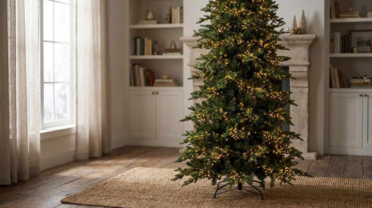 Pino Luxury New Albero di Natale con Luci LED - Orizzontale